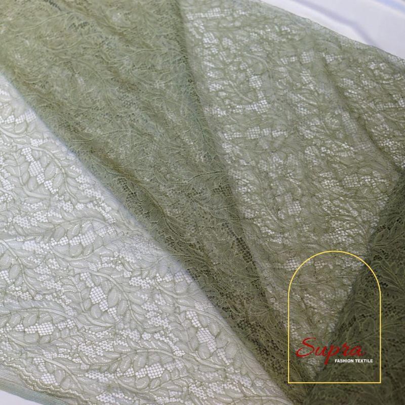 Brokat Chantily/brokat kekinian/bahan kebaya