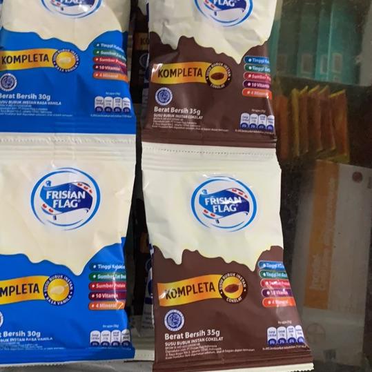 

♥MURAH LEBAY♥ ☘️ MUMTAAZZTORE ☘️ FRISIANFLAG Frisian Flag Kompleta Susu Bubuk Vanila Cokelat 1 Renceng Isi 10 Sachet produck terlaris