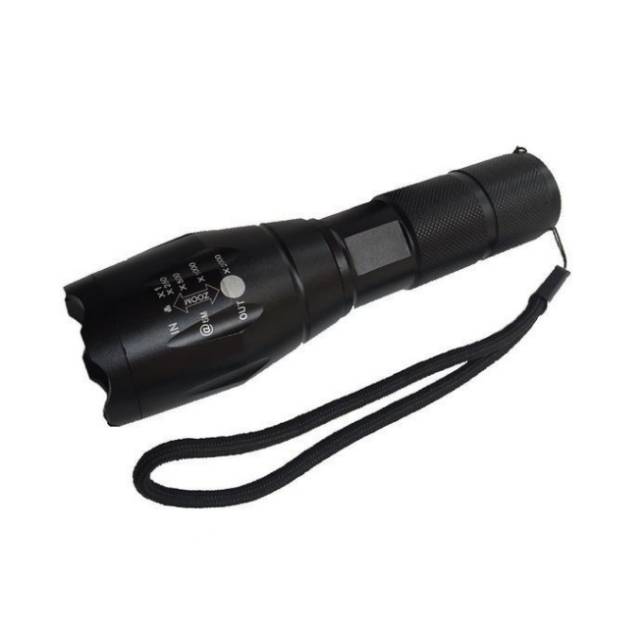 Senter LED Super Terang Jarak Jauh Cree E17 Laser XM-L T6 Lampu Outdoor Paket Senter Baterai Charger