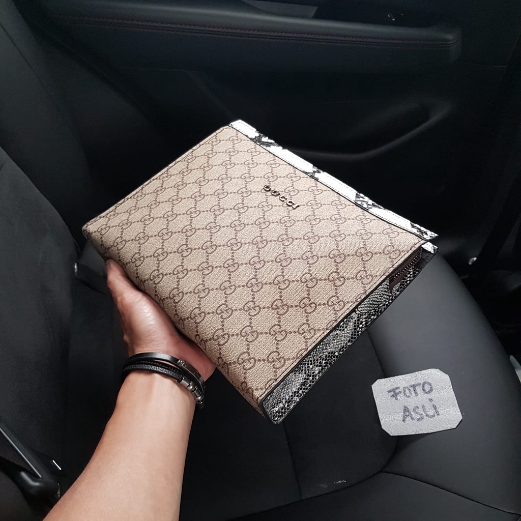 Clutch Gc Snakeskin 978 Ada no Seri ♡Free Sarung +BubbleWrap♡