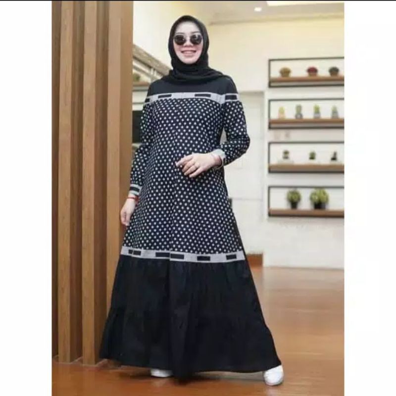 Arumi dress maxi baju gamis pakaian wanita fashion muslim