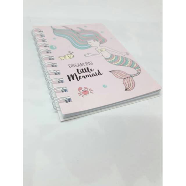 

Notes karakter Unicorn Mermaid lucu uk A7 isi 4 pcs