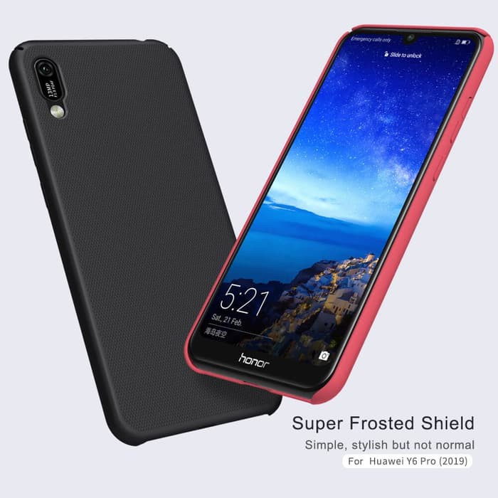 Hard Case HUAWEI Y6 Pro 2019 Nillkin Frosted Shield Casing Original