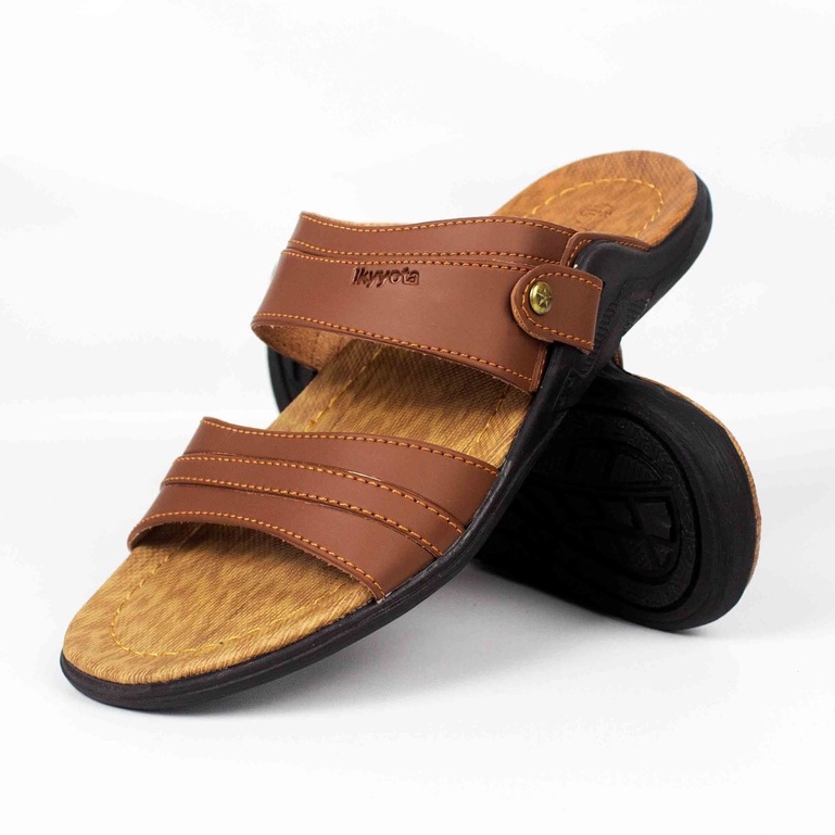 Sandal Slide Kulit Pria Model Terbaru YOTA