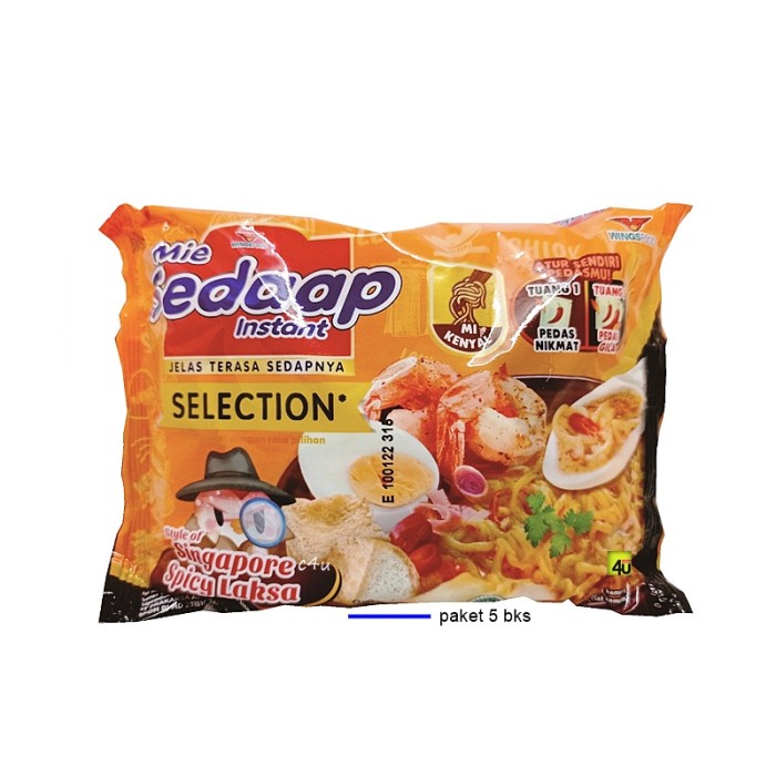 

Ss5g Mie Sedaap - Singapore Spicy Laksa - Paket 5 Bks Ff0415