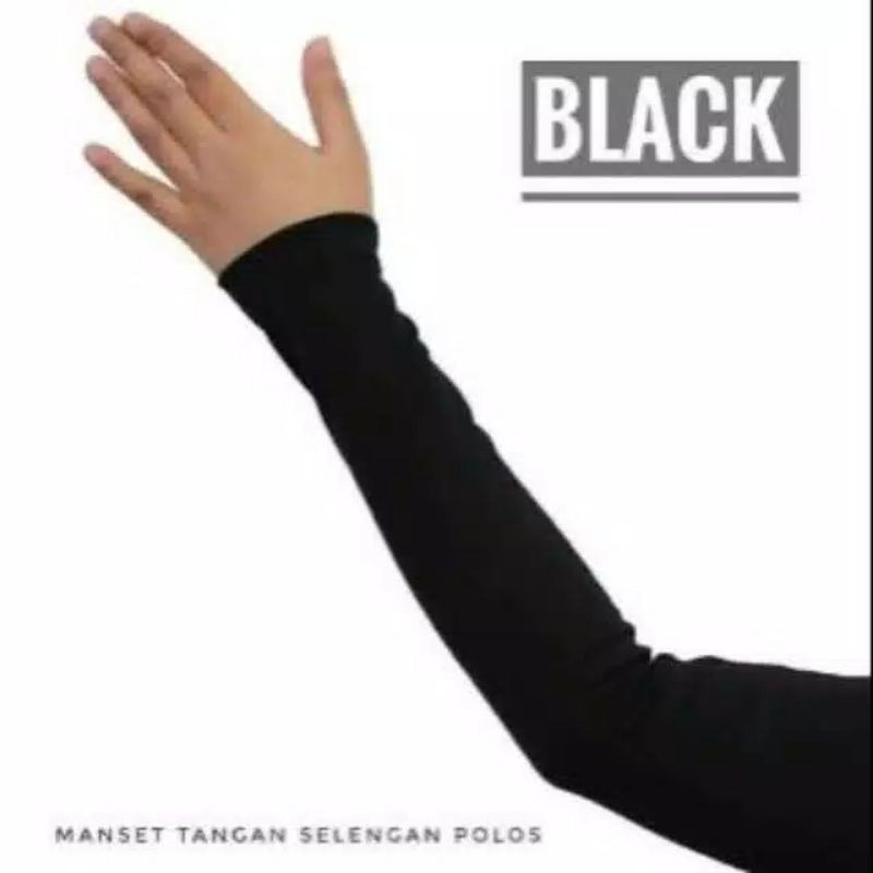 handsock polos / manset polos lengan panjang / handsock tanpa lubang jempol / handsock murah