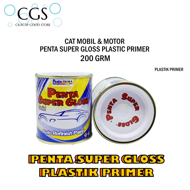 Penta PLASTIK PRIMER 200 gram - penta plastic primer - penta super gloss plastik primer - penta pp p