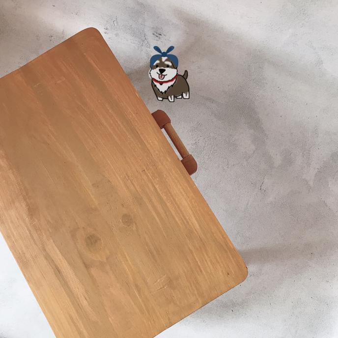 Meja Lipat Kecil Bahan Kayu - Meja Kasur - Meja Belajar Anak Pendek Fipistore90