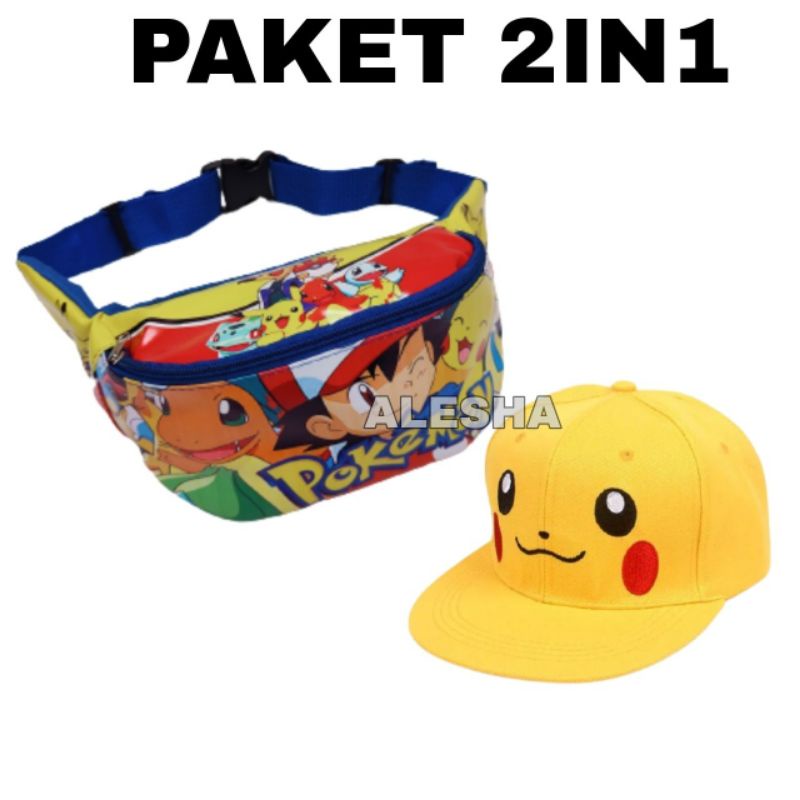 Waistbag/Tas Selempang Anak Laki-Laki Karakter Super Hero Murah