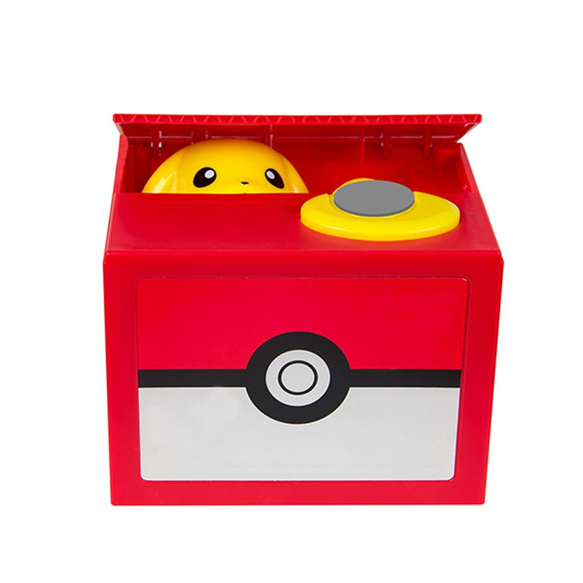PIKACHU PIGGY BANK COIN SAVING BOX - CELENGAN KOIN BENTUK POKEMON GO GRATIS ONGKIR