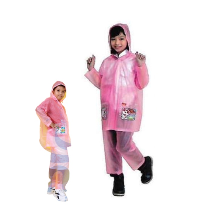 JAS HUJAN ANAK PEREMPUAN MANTEL HUJAN MOTOR ANAK LAKI LAKI RAINCOAT KIDS KOREA JAKET IMPORT A8