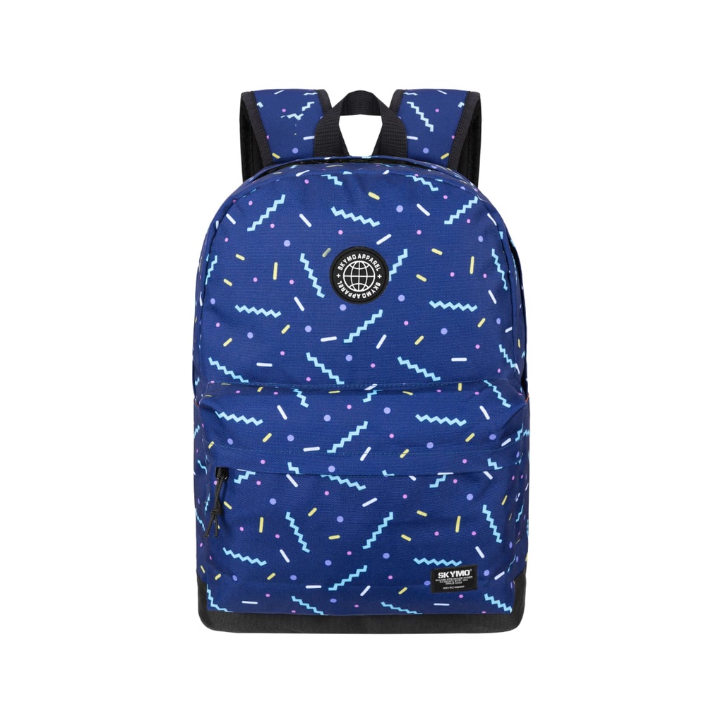 SKYMO ABSTRAK NAVY BAG PACK