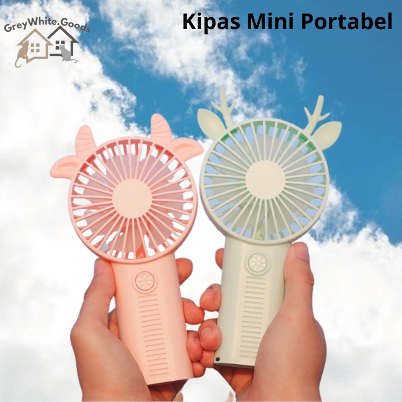 GW Kipas Angin Mini Portable LED