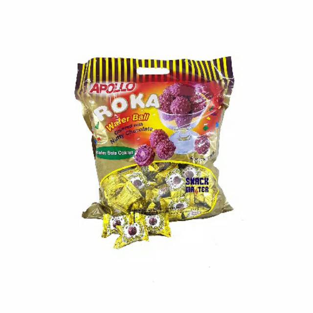 

Coklat roka Apollo wafer ball isi 70