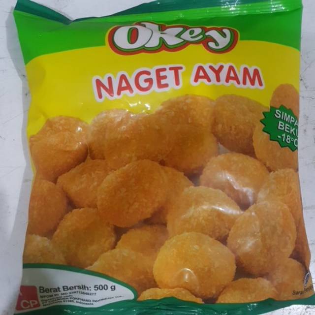 

Okey naget ayam 500gr