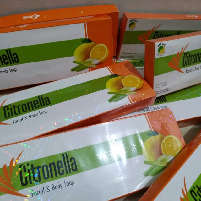 [ORIGINAL] CITRONELLA 1 BOX ISI 5 SABUN @80 GR