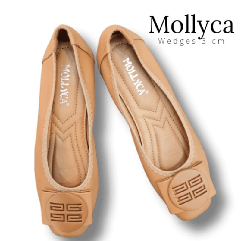 Sepatu Wedges 3 cm Mollyca. Sepatu Kerja Kantor