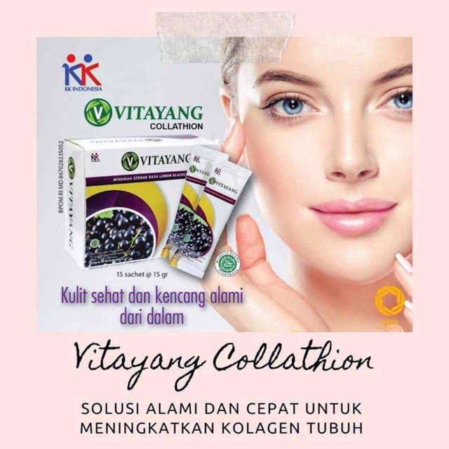 Vitayang Collathion KK Indonesia Suplemen Kolagen Mengurangi Keriput Alamiah
