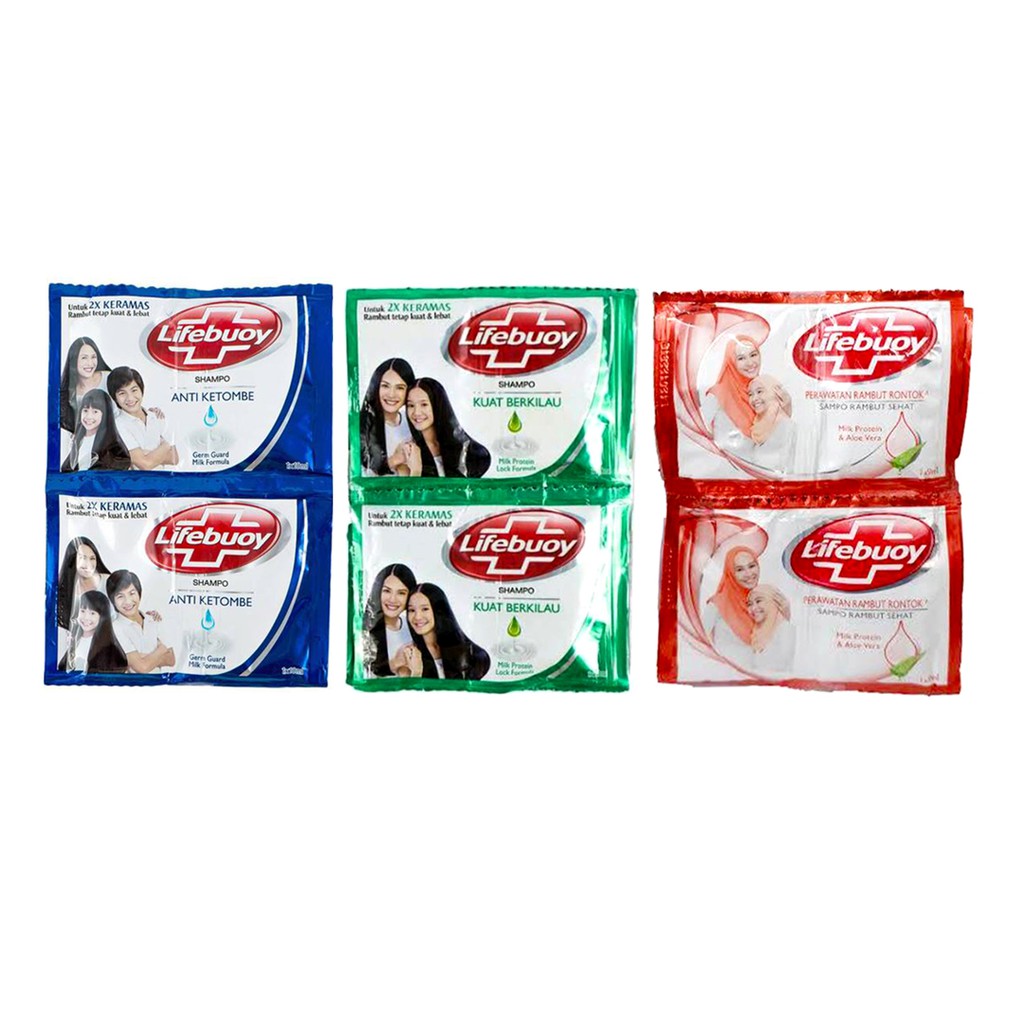 Lifebuoy Shampo Sachet [1 Renteng Isi 12]