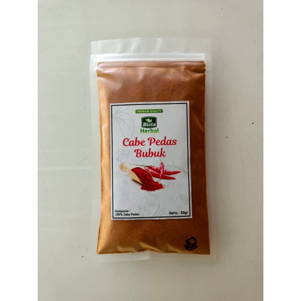 CABE BUBUK SUPER PEDAS Cabe pedas bubuk super pedas 50 gram