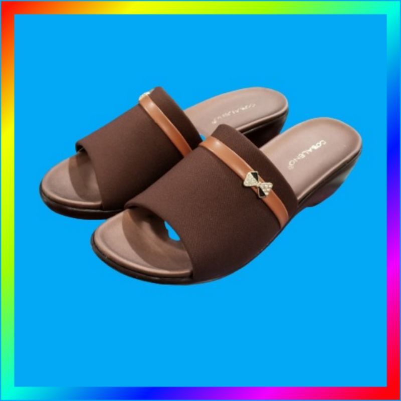 cobaleno sandal wedges rendah