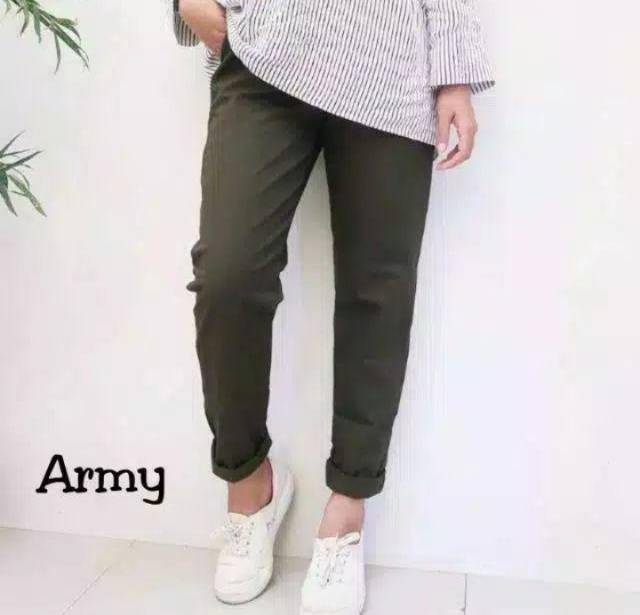 Celana Baggy Pants Wanita Premium Size M L XL