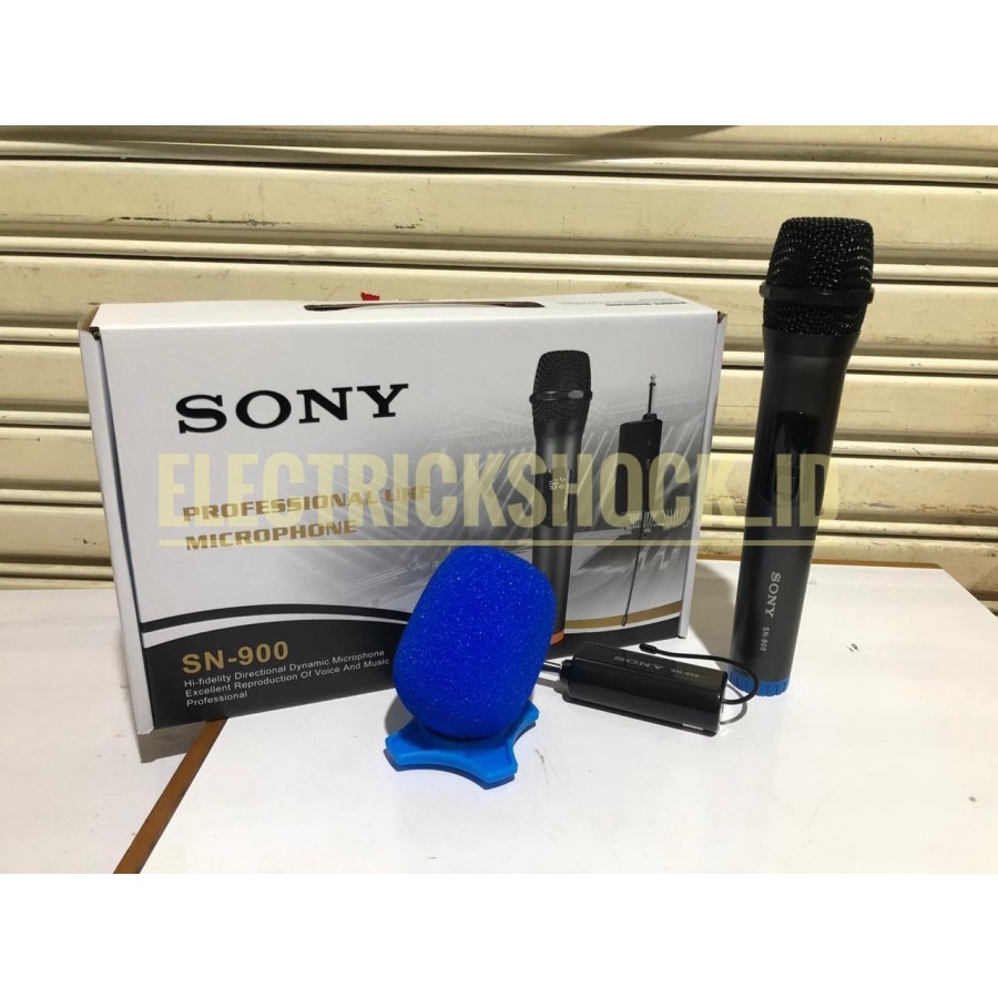 MIC WIRELESS SONY SN900 HANDHELD MICRROPHONE SONY SN 900 CHARGE SINGLE