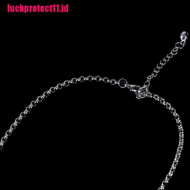 【LUCK】Women Vintage Lucky Fairy Angel Wing Pendant Silver Chain Necklace Jewelry Gift