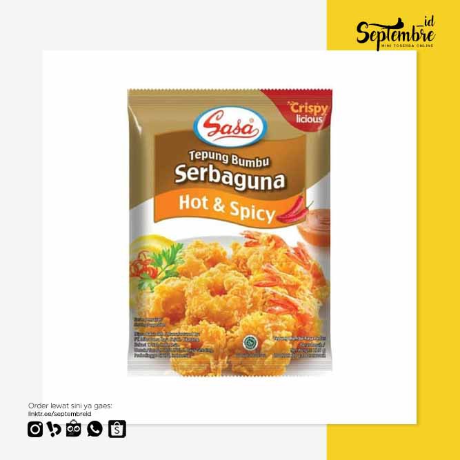 

Sasa Tepung Bumbu Serbaguna Hot and Spicy 225 gram