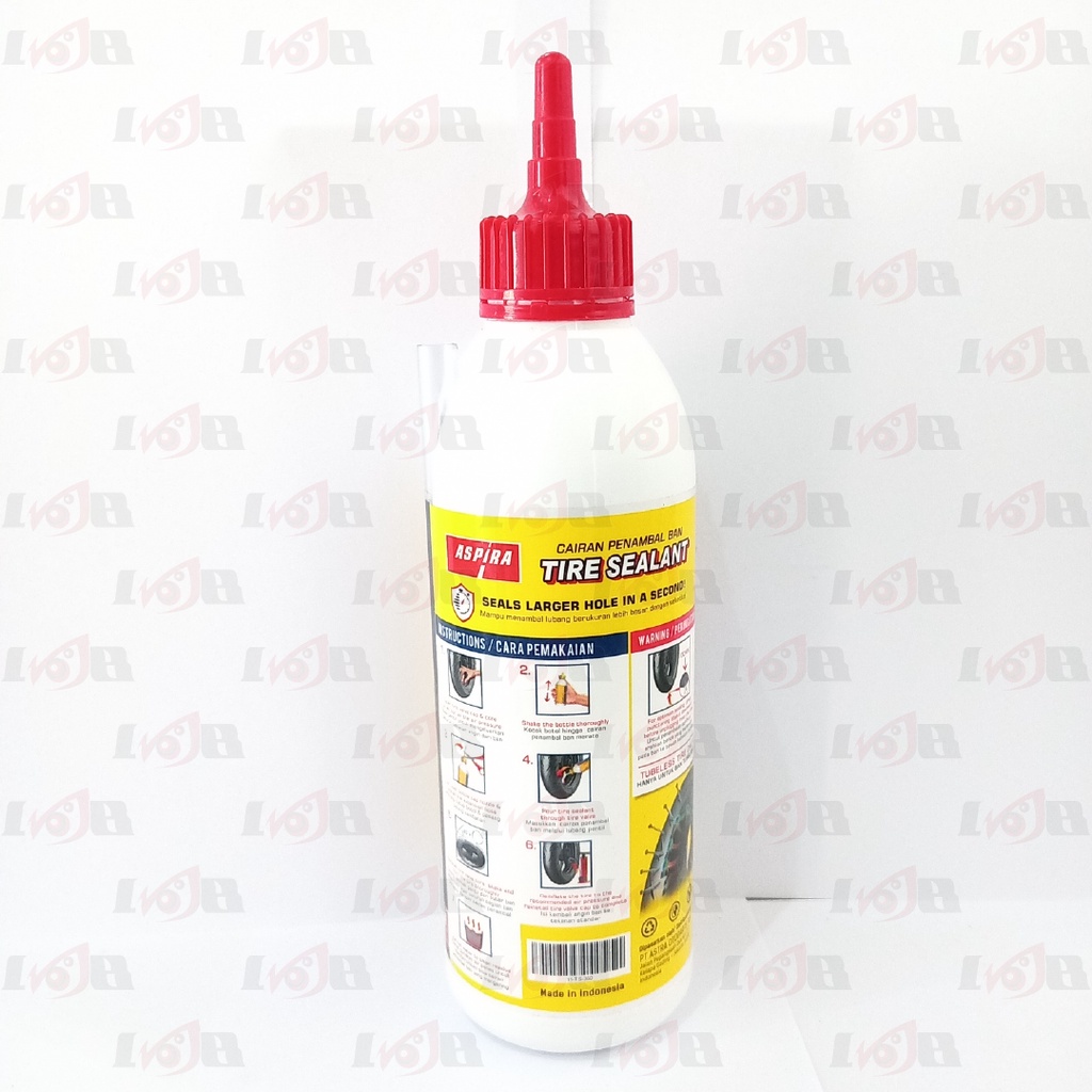 ASPIRA Cairan Anti Bocor 350ml Tambal Ban Tubeles Tire Sealant Motor Mobil Anti Ranjau Paku Protech