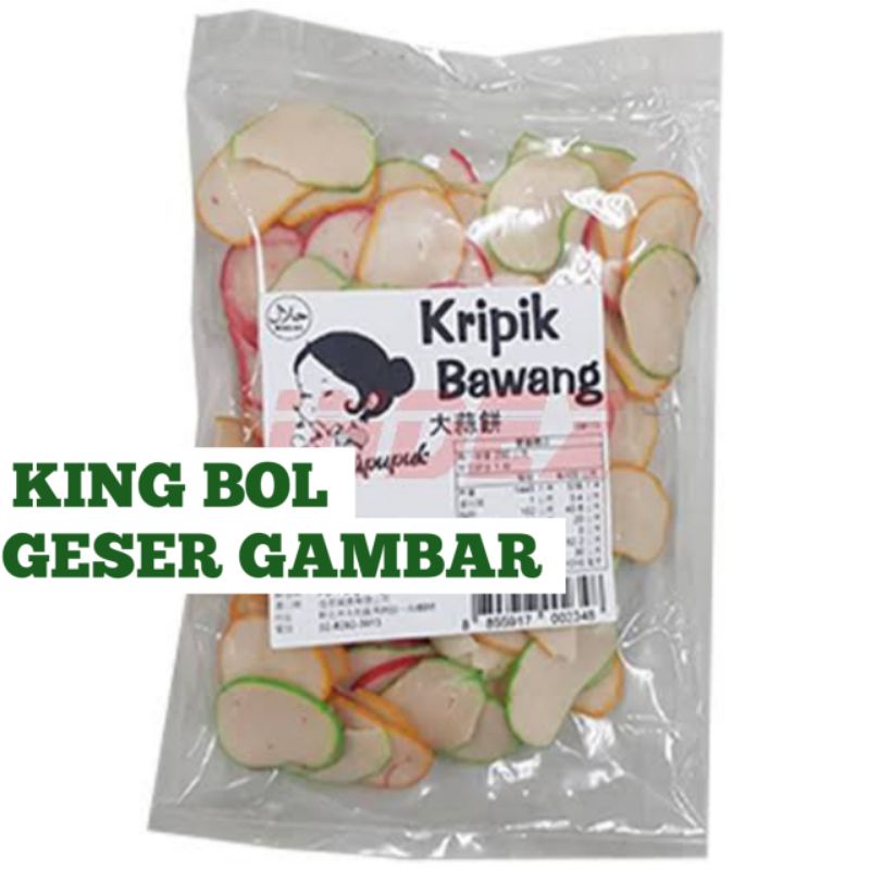

Kripik mentah King Bol enak renyah