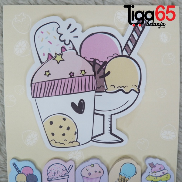 365 STICKY NOTE #41005 Memo Tempel Karakter Fancy Bentuk Lucu