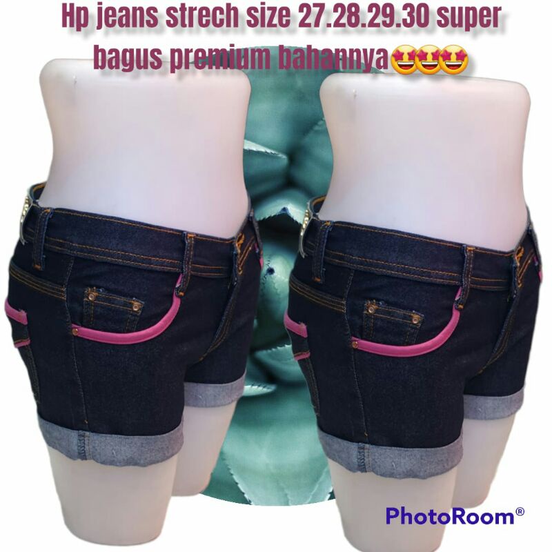 HP LIST PINK HOTPANTS JEANS AJ