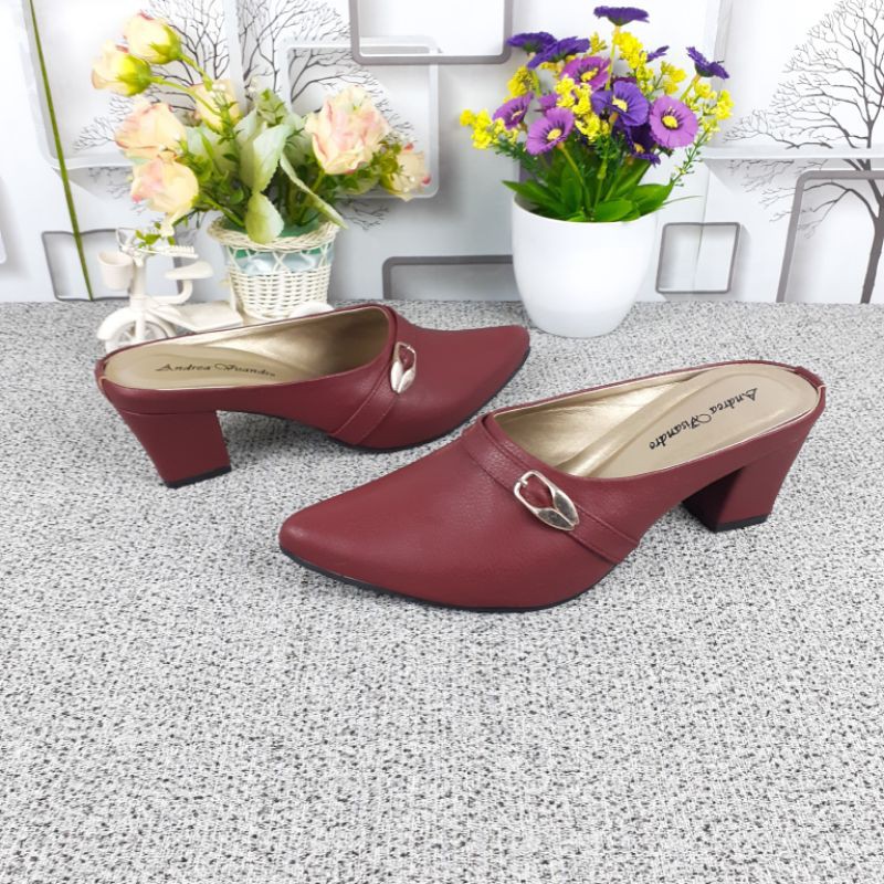 Andrea Visandro Sandal Hak Wanita 5 cm Davina BP 02-4