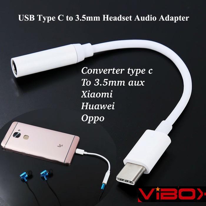 CABEL AUX VIBOX TYPE C Audio Kabel Jack 3.5mm Adapter audio