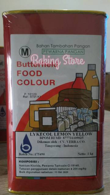 Sepuhan Bubuk - Pewarna Makanan Butterfield 1kg