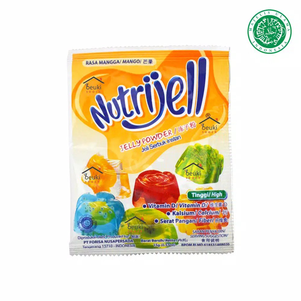 

ECERAN Nutrijell Rasa Mangga Jelly Powder Instan - 15gr