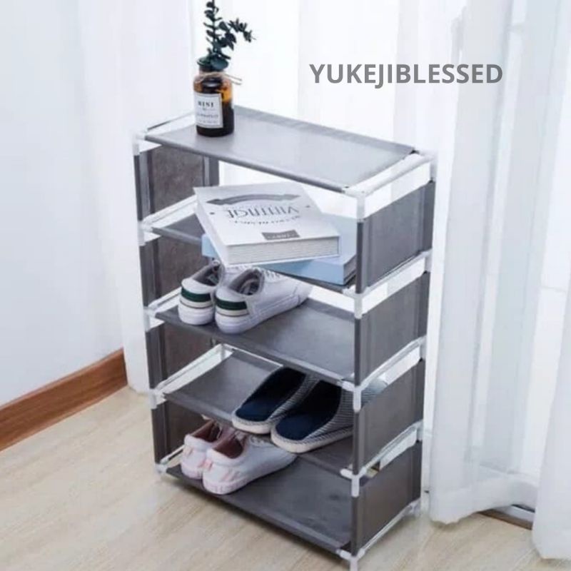 Rak Sepatu Sendal Susun Portable Shoe Rack Organizer Tempat Penyimpanan Sepatu Sandal