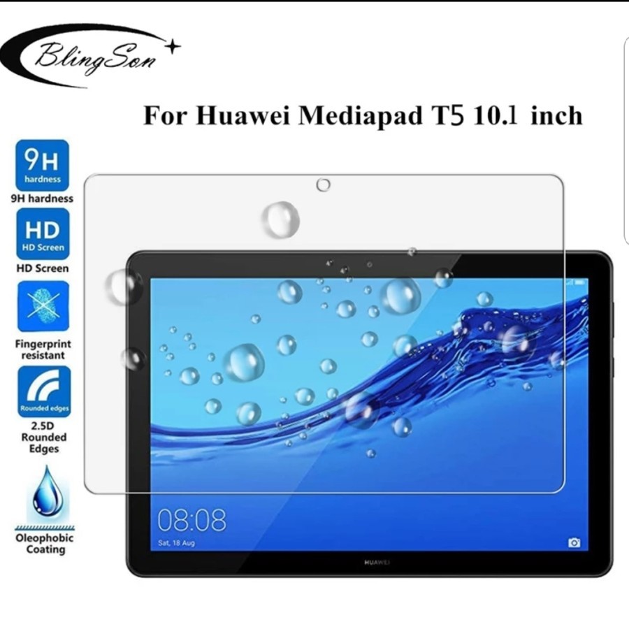 Huawei Mediapad T5 10.1 2019 Tempered Glass Clear Anti Gores Kaca