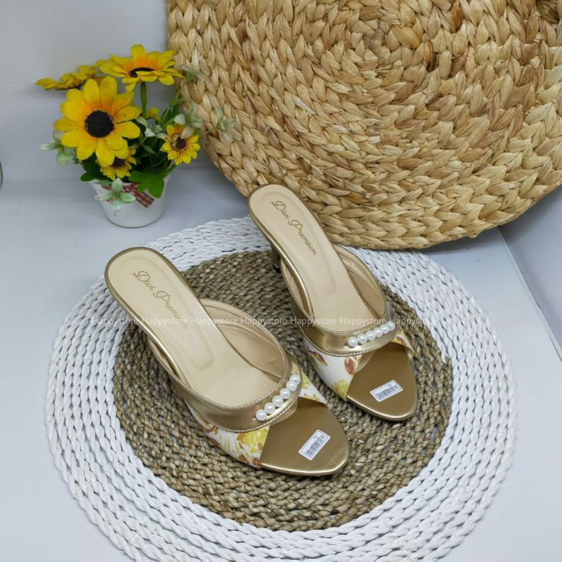 Heels wanita pesta - sandal wanita heels - heels wanita gold untuk pesta kondangan PD322