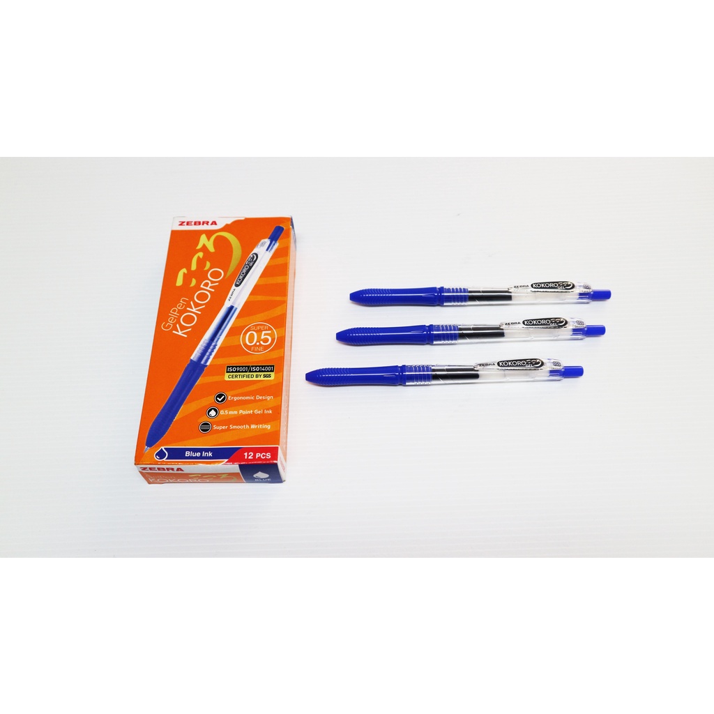 

Ballpoint Zebra Kokoro 0,5mm Warna Biru
