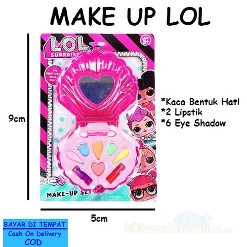MAINAN ANAK ALAT RIAS MAKE UP LITTLE PONY / FROZEN / LOL EYE SHADOW BENERAN BISA DIPAKAI-1