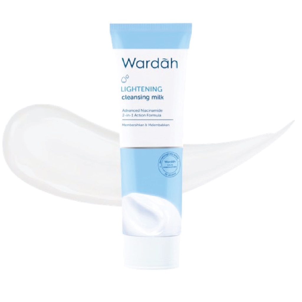 Wardah Lightening Cleansing Milk 100ml Pembersih Wajah Milk Cleanser