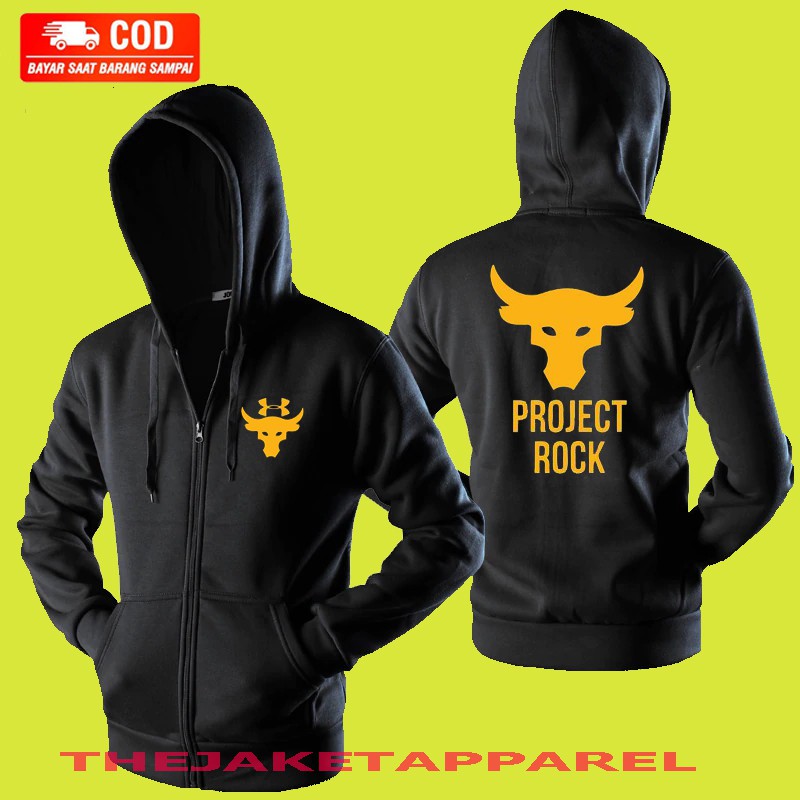 jaket zipper project rock / jaket zipper project rock / jaket project rock