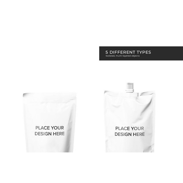 Doypack Mockup Collection - Photoshop