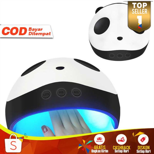 Pengering Kutek Kuku UV LED PS05 Nail Dryer Panda Lucu Pengering Cat Kuku Cepat Kering Murah