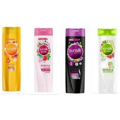 ^ KYRA ^ Sunsilk Shampo Conditioner Botol Soft Smooth Shampoo Hitam Berkilau Sampo - Netto 70 ml