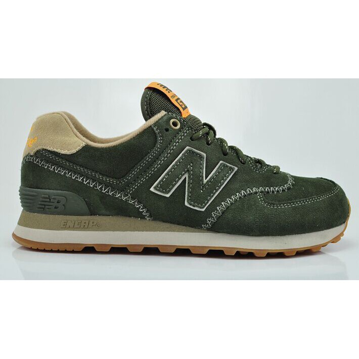 new balance 574 green leather