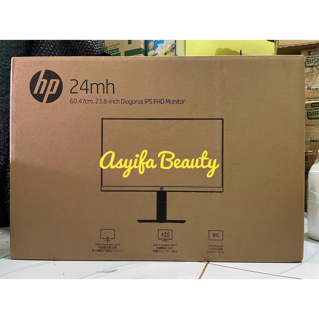Monitor HP 24mh 23.8 inch Full HD Inc Speaker - HDMI Display Port VGA