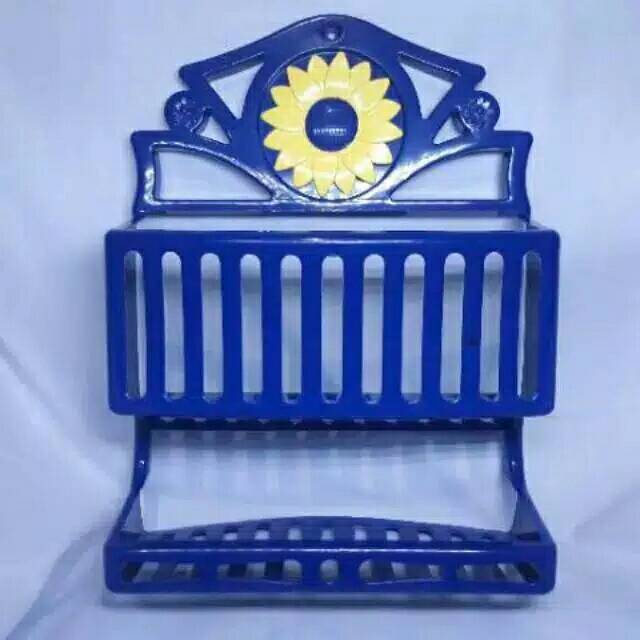 Rak Sabun / Rak gantung Kamar mandi Plastik Matahari